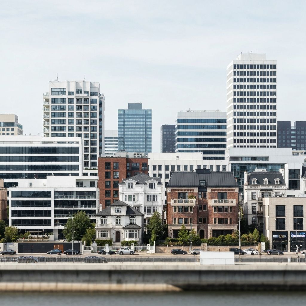 도시 부동산 이미지 - 아파트, 오피스텔, 주택